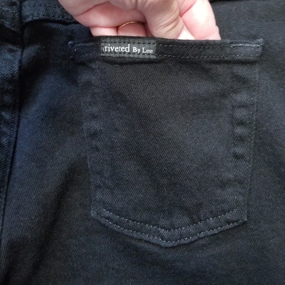 VINTAGE Riveted by Lee Women's Black‎ Bootcut Jeans Sz. 10M - Picture 8 of 10